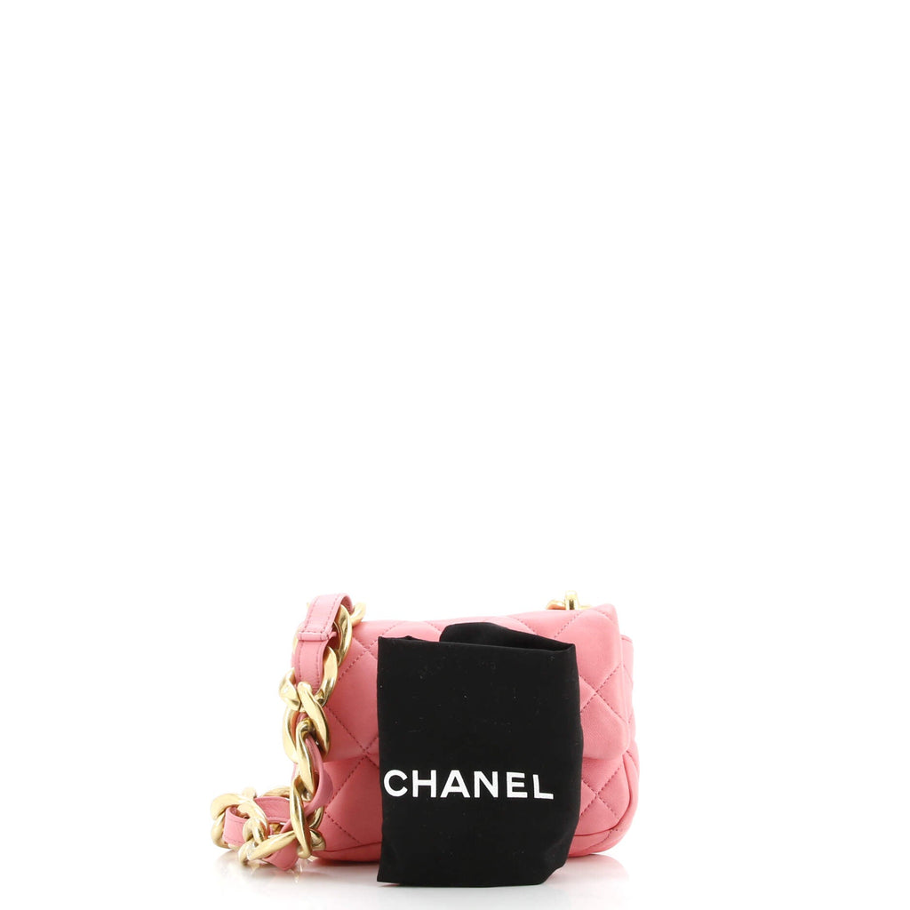 Funky Town Flap Bag Quilted Lambskin Mini