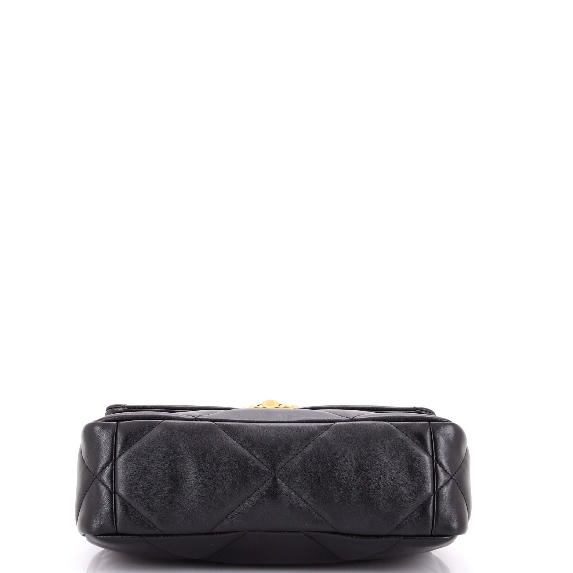 19 Flap Bag Quilted Leather Medium