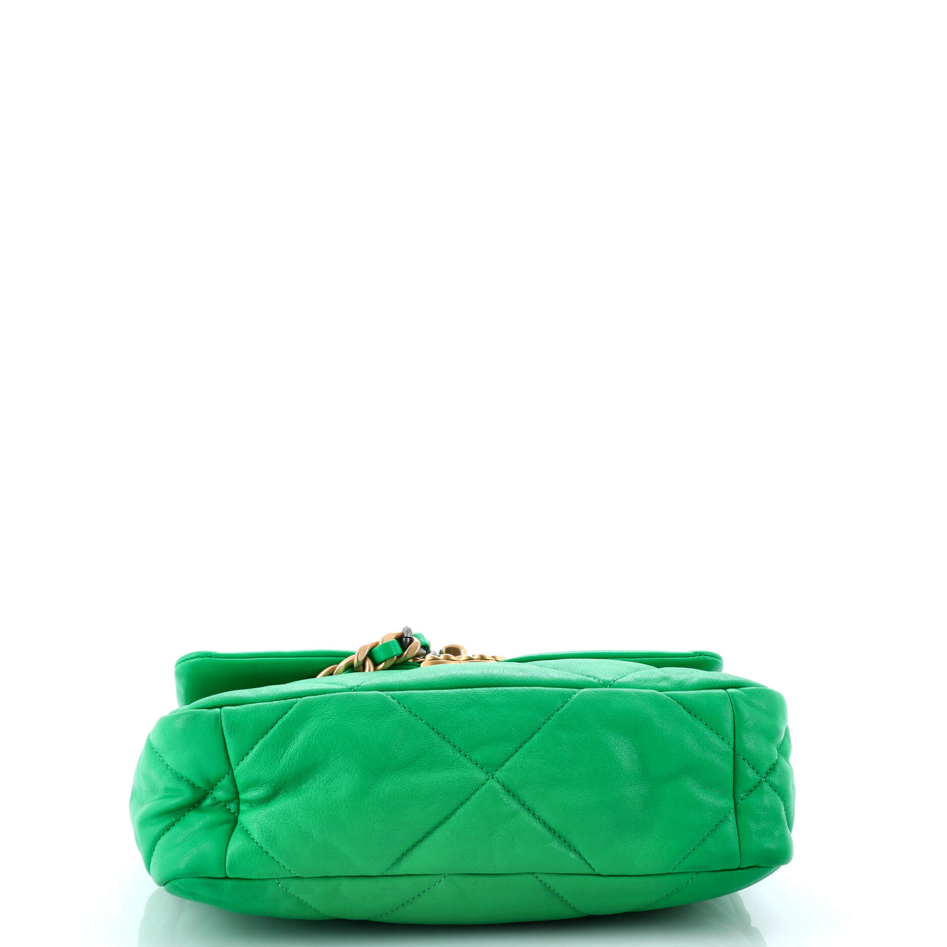 19 Flap Bag Quilted Leather Medium