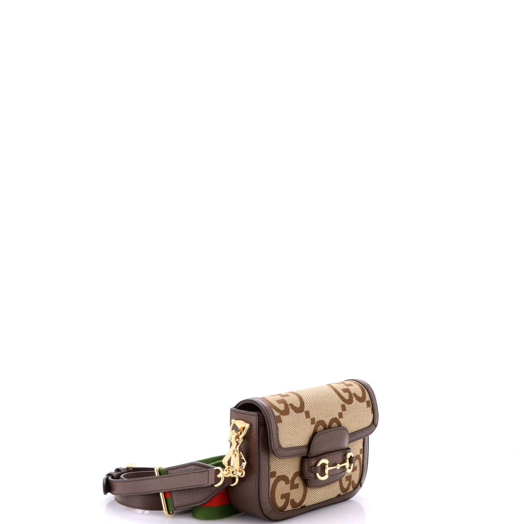 Horsebit 1955 Shoulder Bag Jumbo GG Canvas Mini