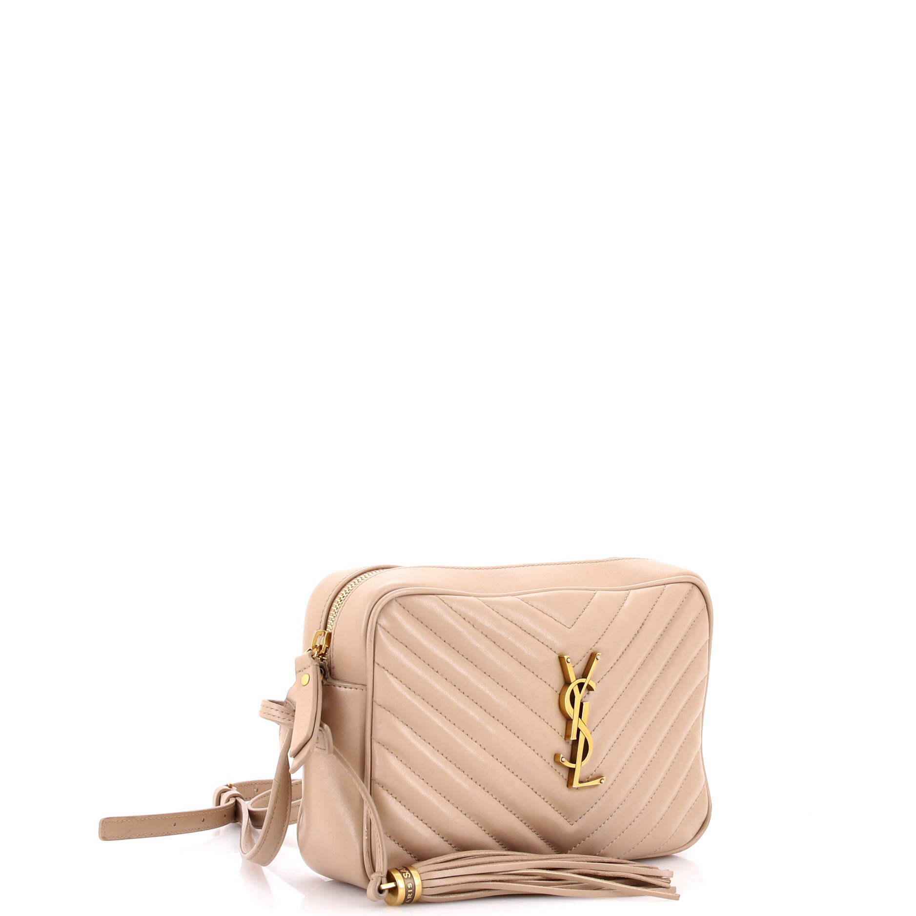 Lou Camera Bag Matelasse Chevron Leather Small