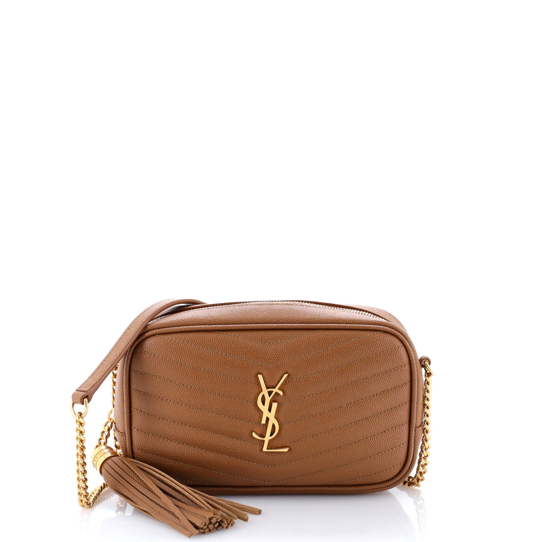Lou Camera Bag Matelasse Chevron Leather Mini