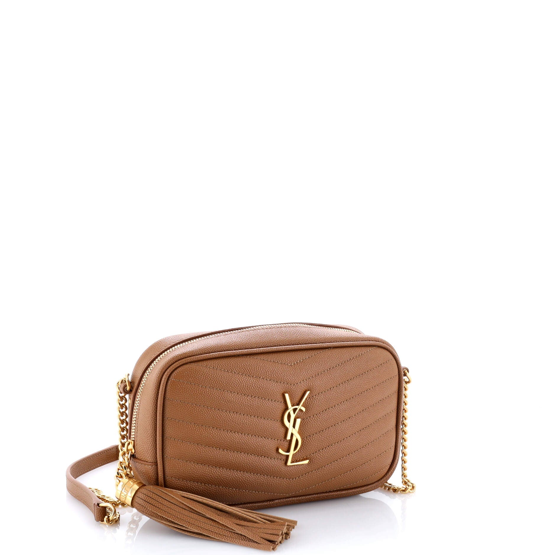 Lou Camera Bag Matelasse Chevron Leather Mini
