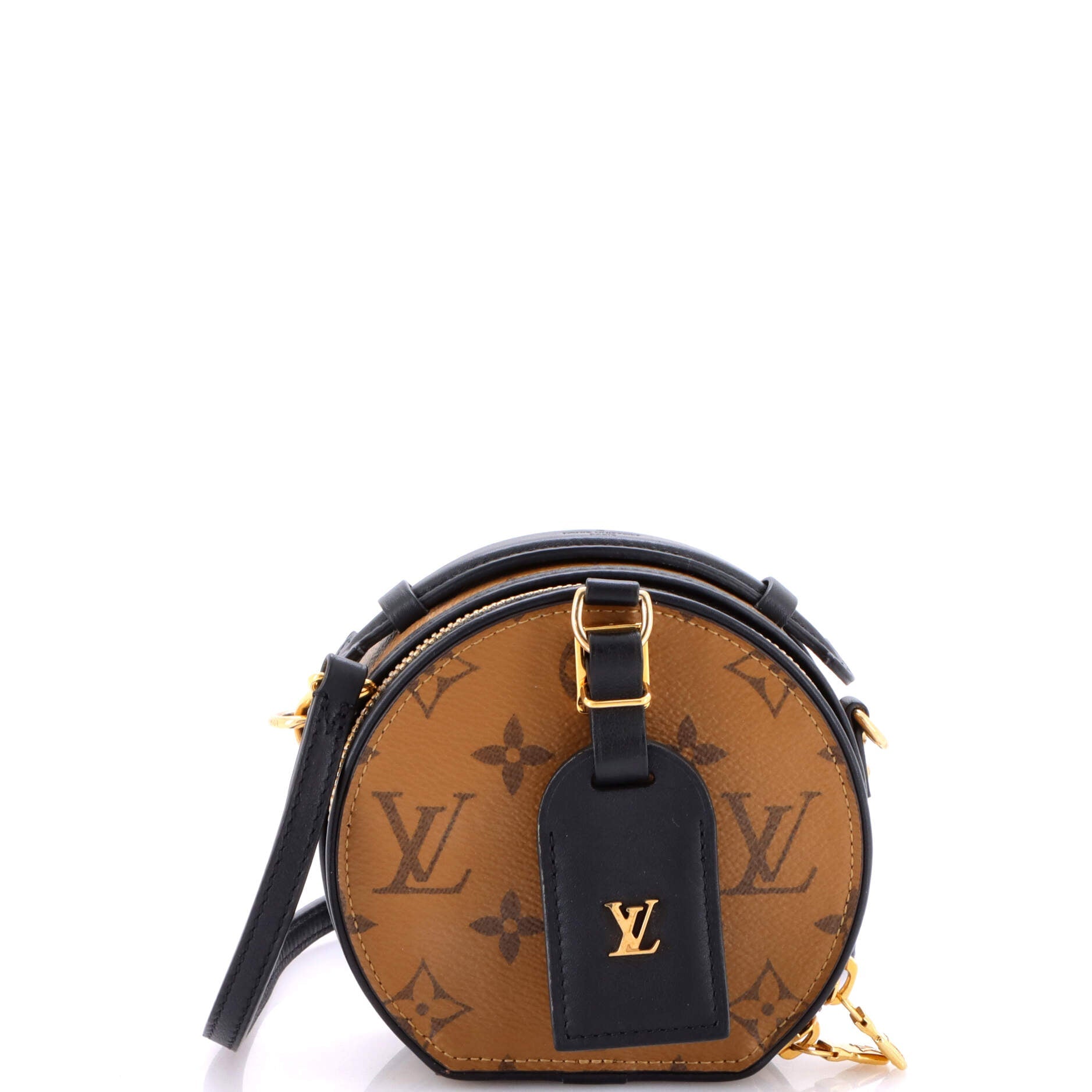 Mini Boite Chapeau Bag Reverse Monogram Canvas