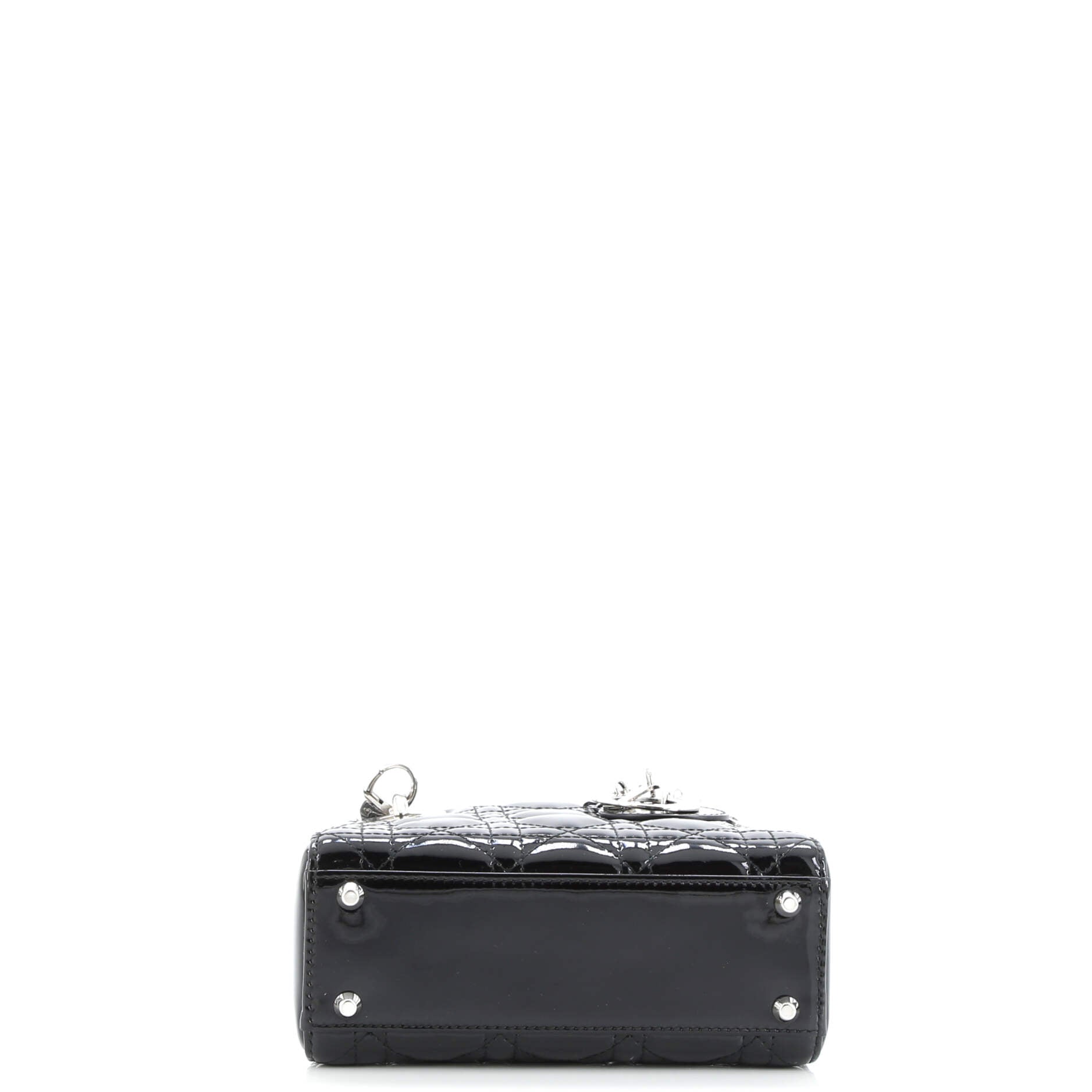 Lady Dior Bag Cannage Quilt Patent Mini