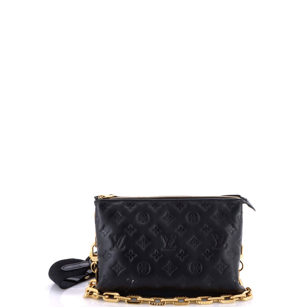 Coussin Bag Monogram Embossed Lambskin PM
