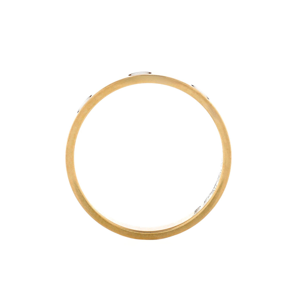 Love Wedding Band Ring 18K Yellow Gold
