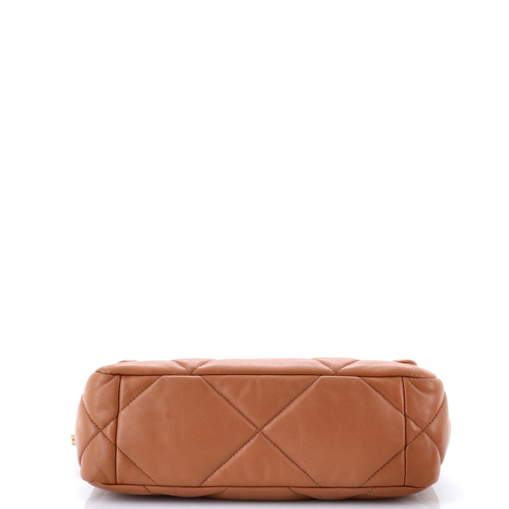 19 Flap Bag Quilted Leather Medium