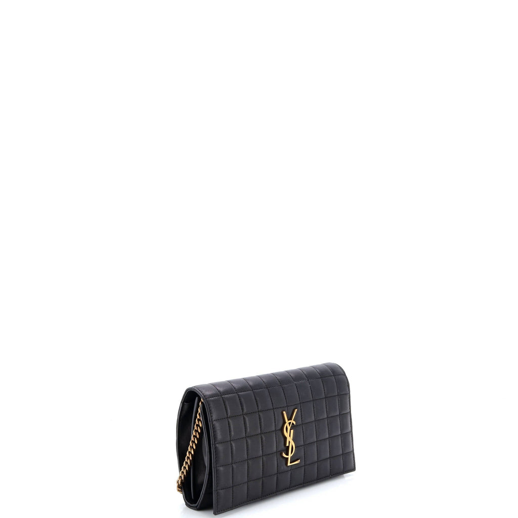 Cassandre Wallet on Chain Quilted Leather Medium