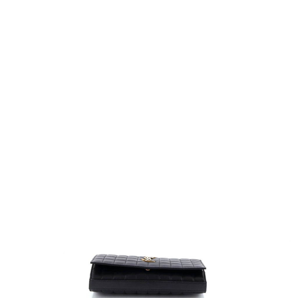 Cassandre Wallet on Chain Quilted Leather Medium
