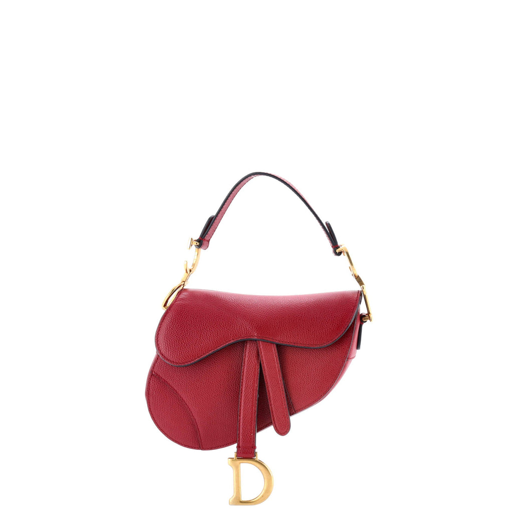 Saddle Handbag Leather Mini