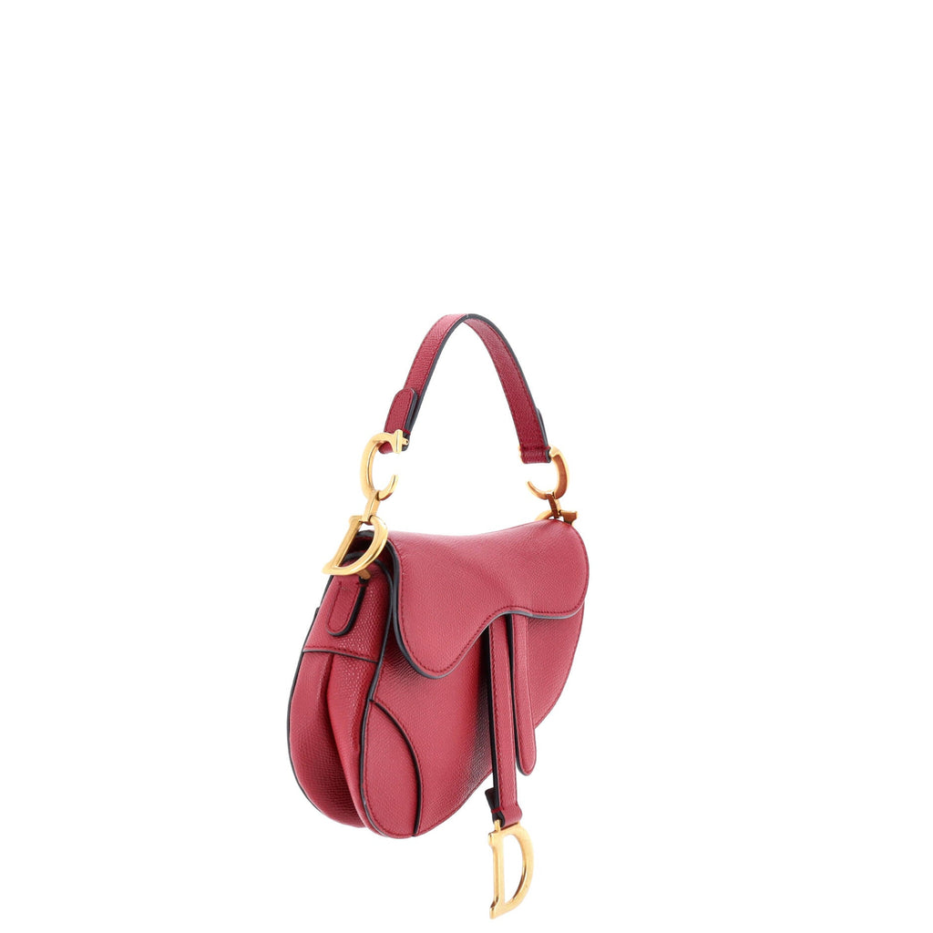 Saddle Handbag Leather Mini