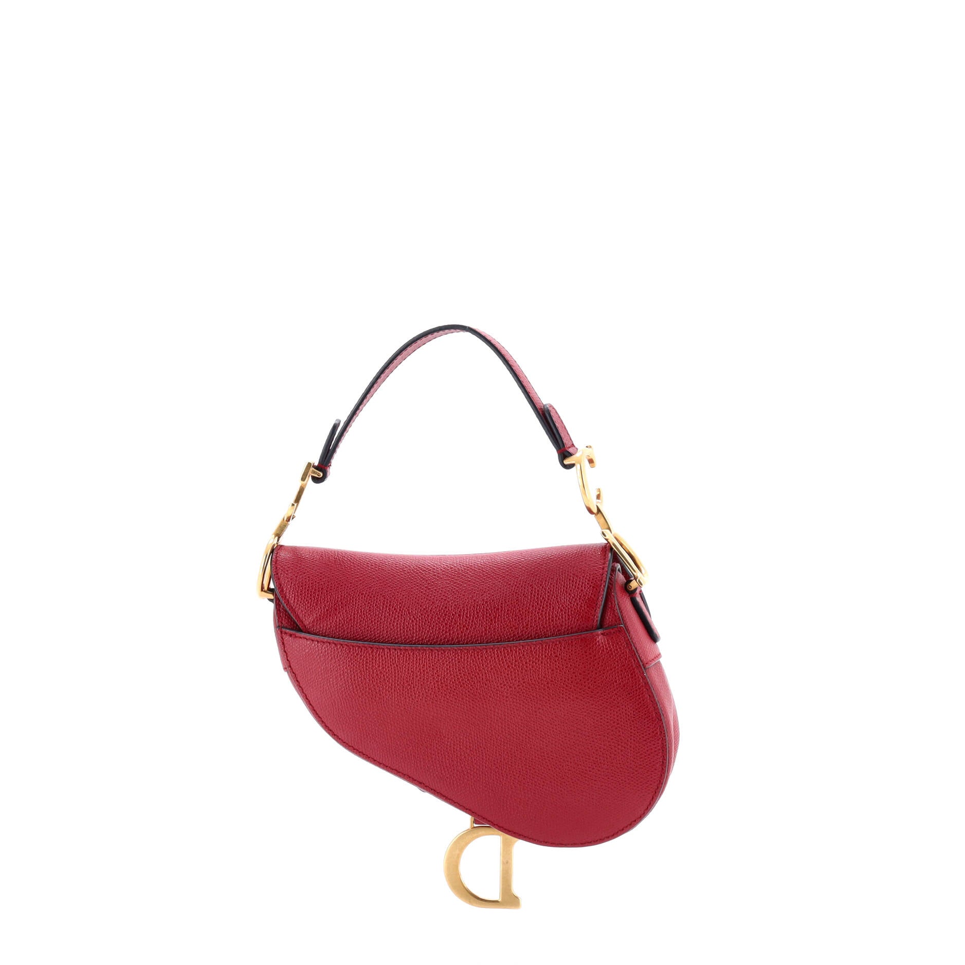 Saddle Handbag Leather Mini