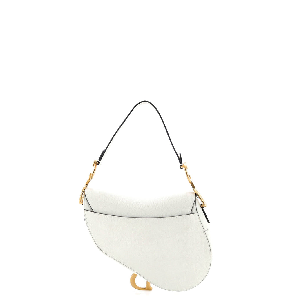 Saddle Handbag Leather Medium