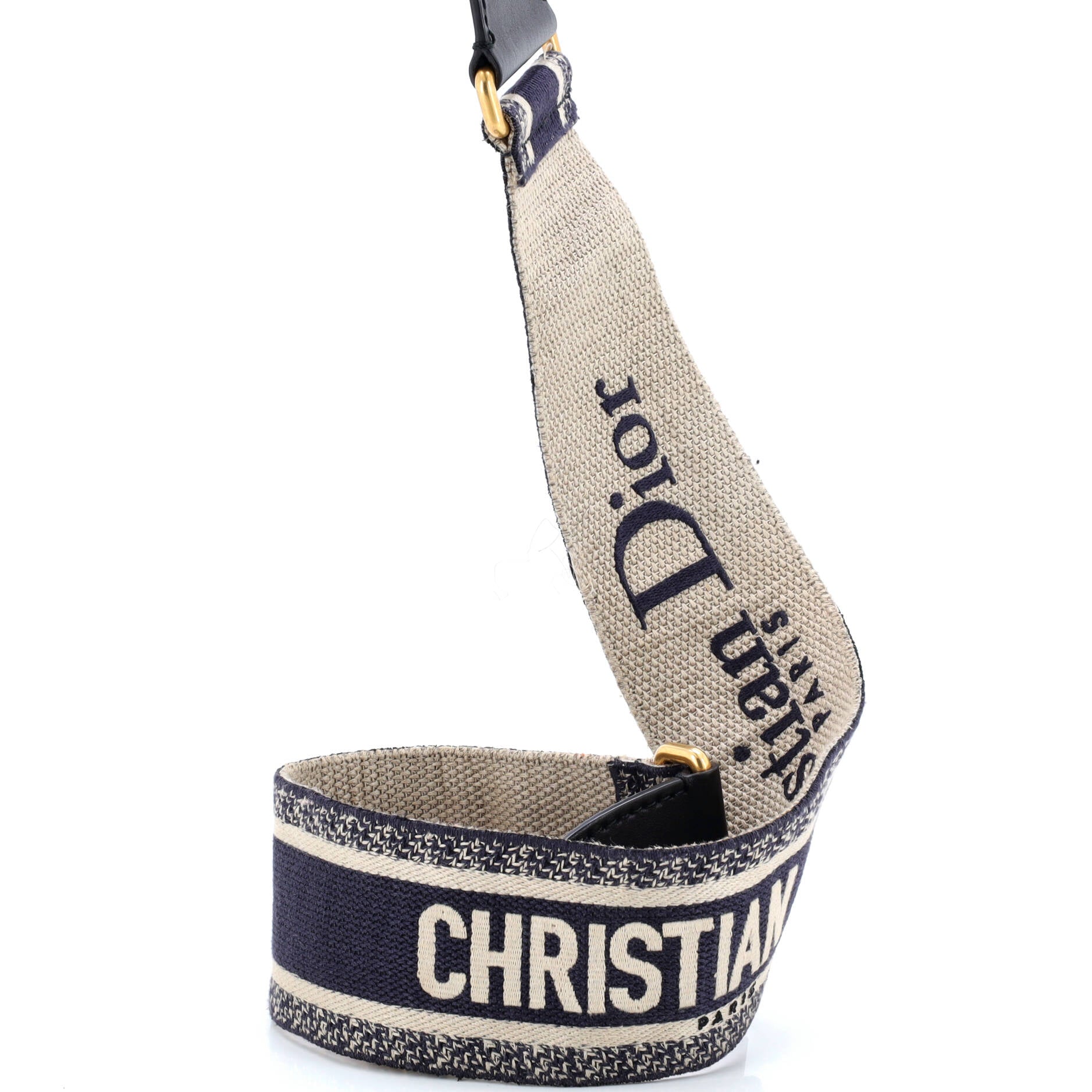 Logo Shoulder Strap Embroidered Canvas