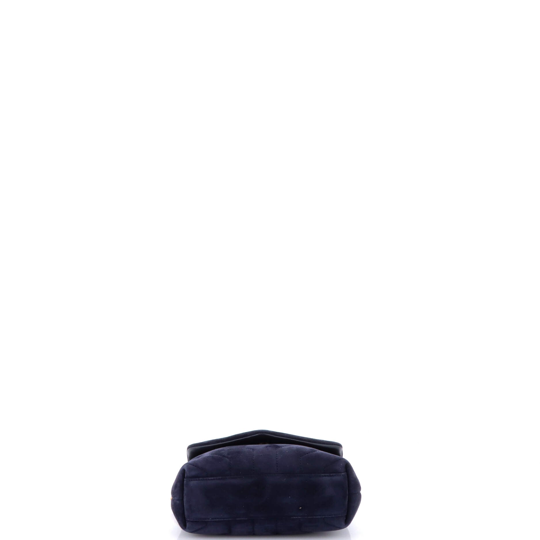 Loulou Shoulder Bag Matelasse Chevron Suede Toy