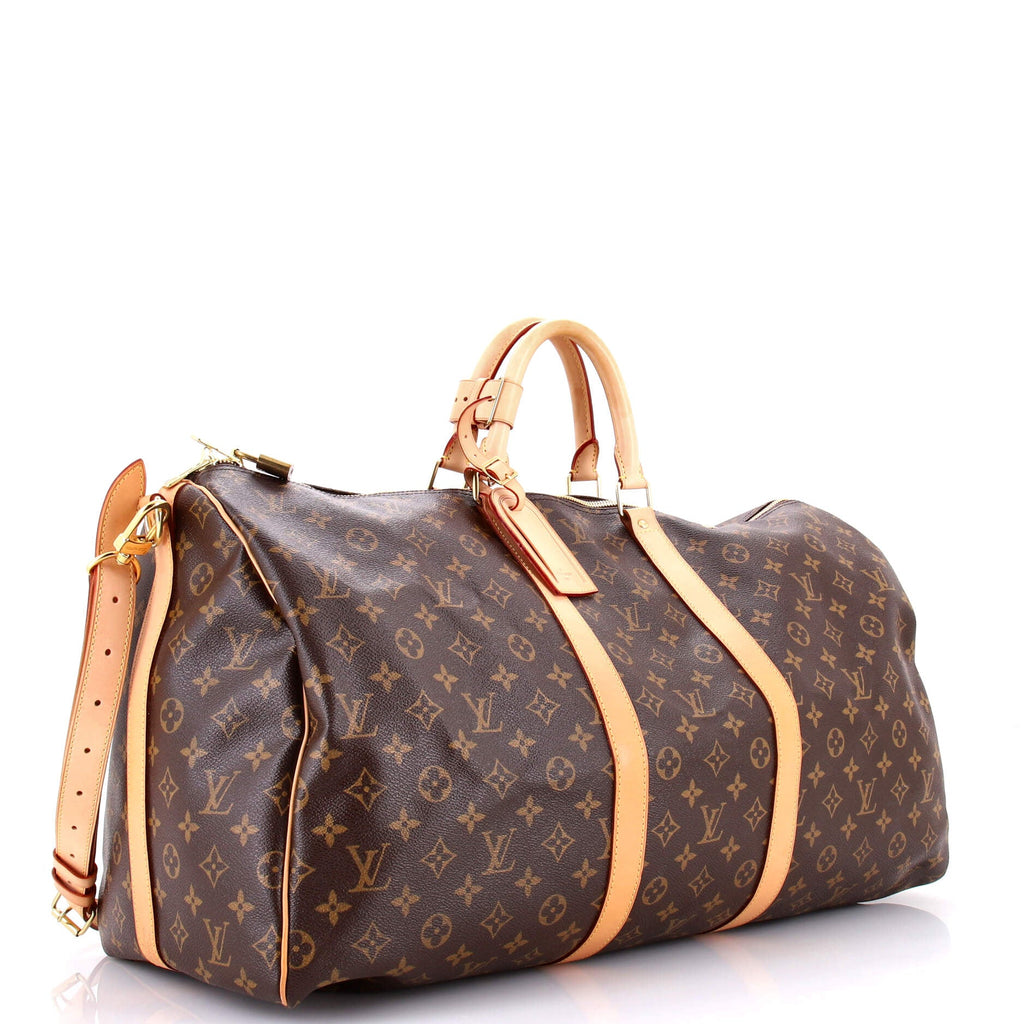 Keepall Bandouliere Bag Monogram Canvas 55