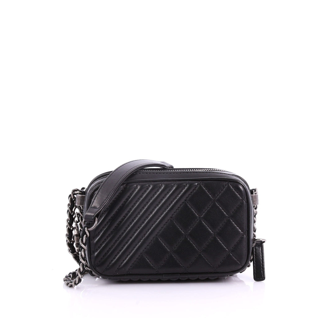 Coco Boy Camera Bag Quilted Leather Mini
