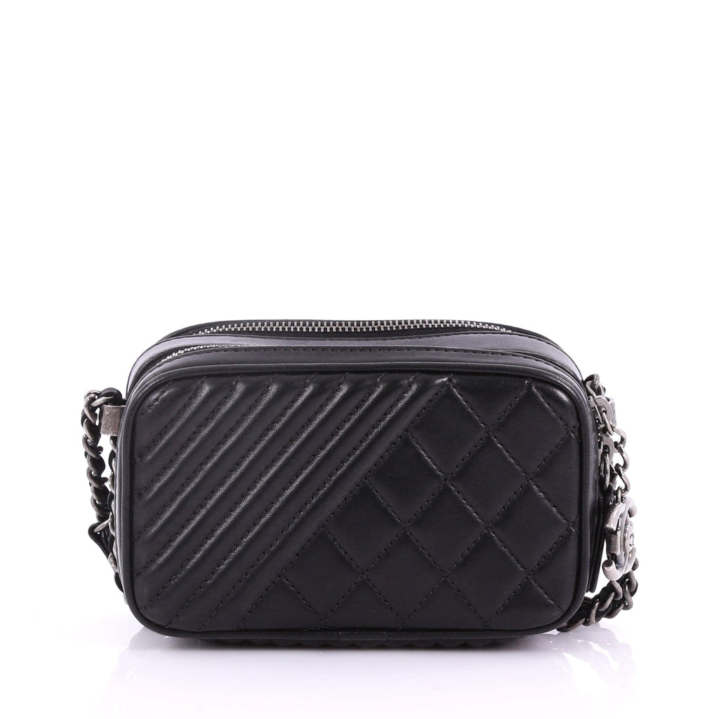 Coco Boy Camera Bag Quilted Leather Mini