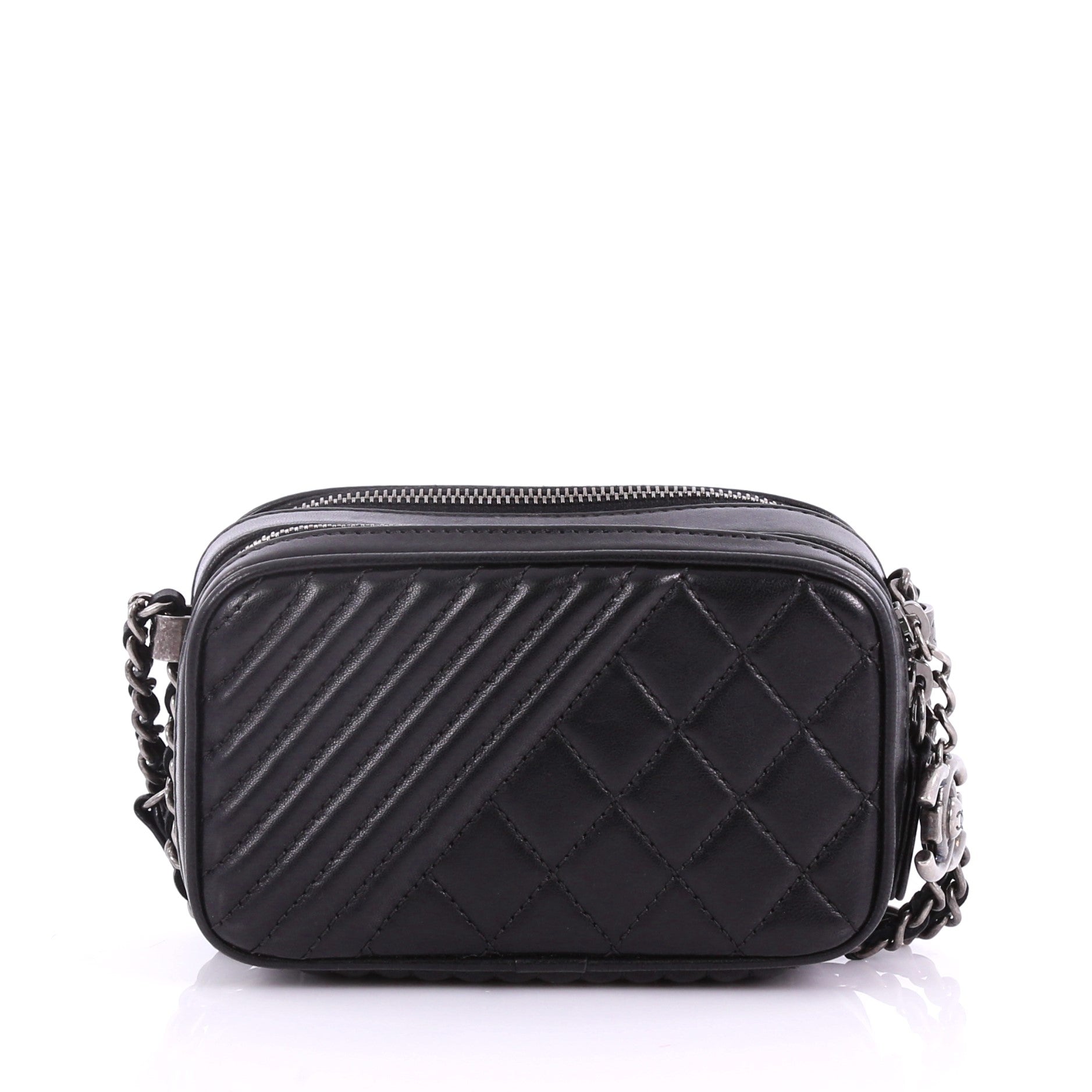 Coco Boy Camera Bag Quilted Leather Mini