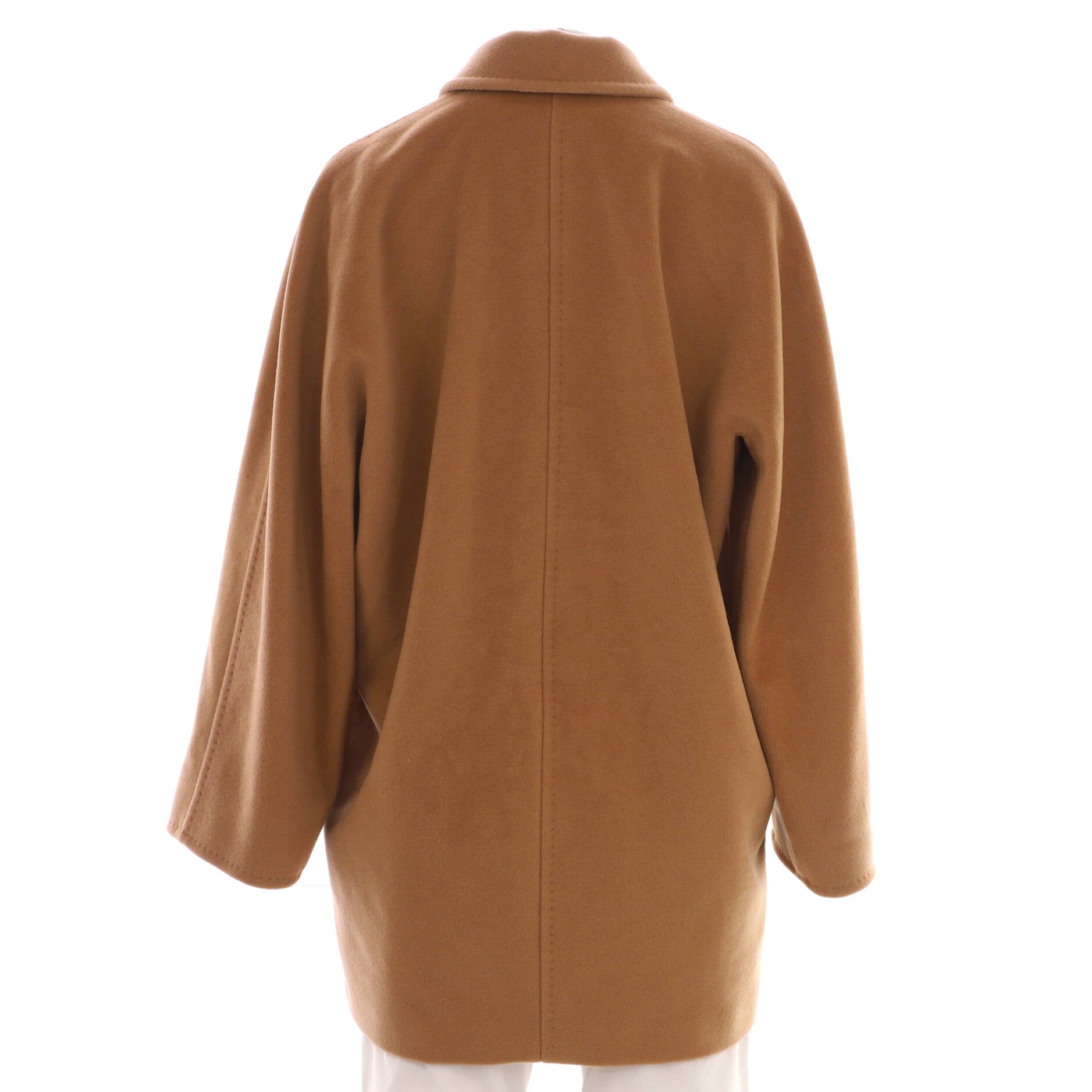 Women's 101801 Icon Double Breasted Short Coat Wool and Cashmere Blend