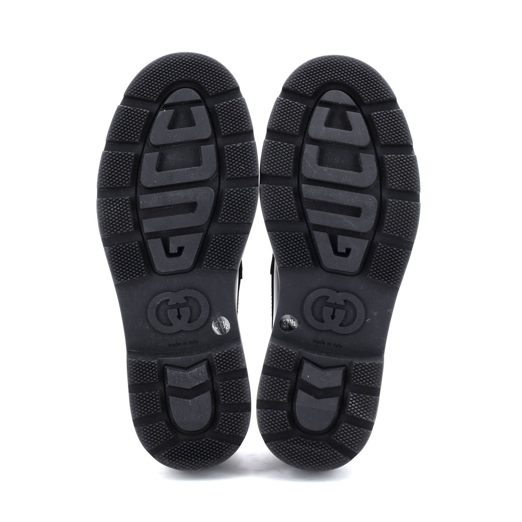 Women's Rectangle Interlocking G Loafers Leather