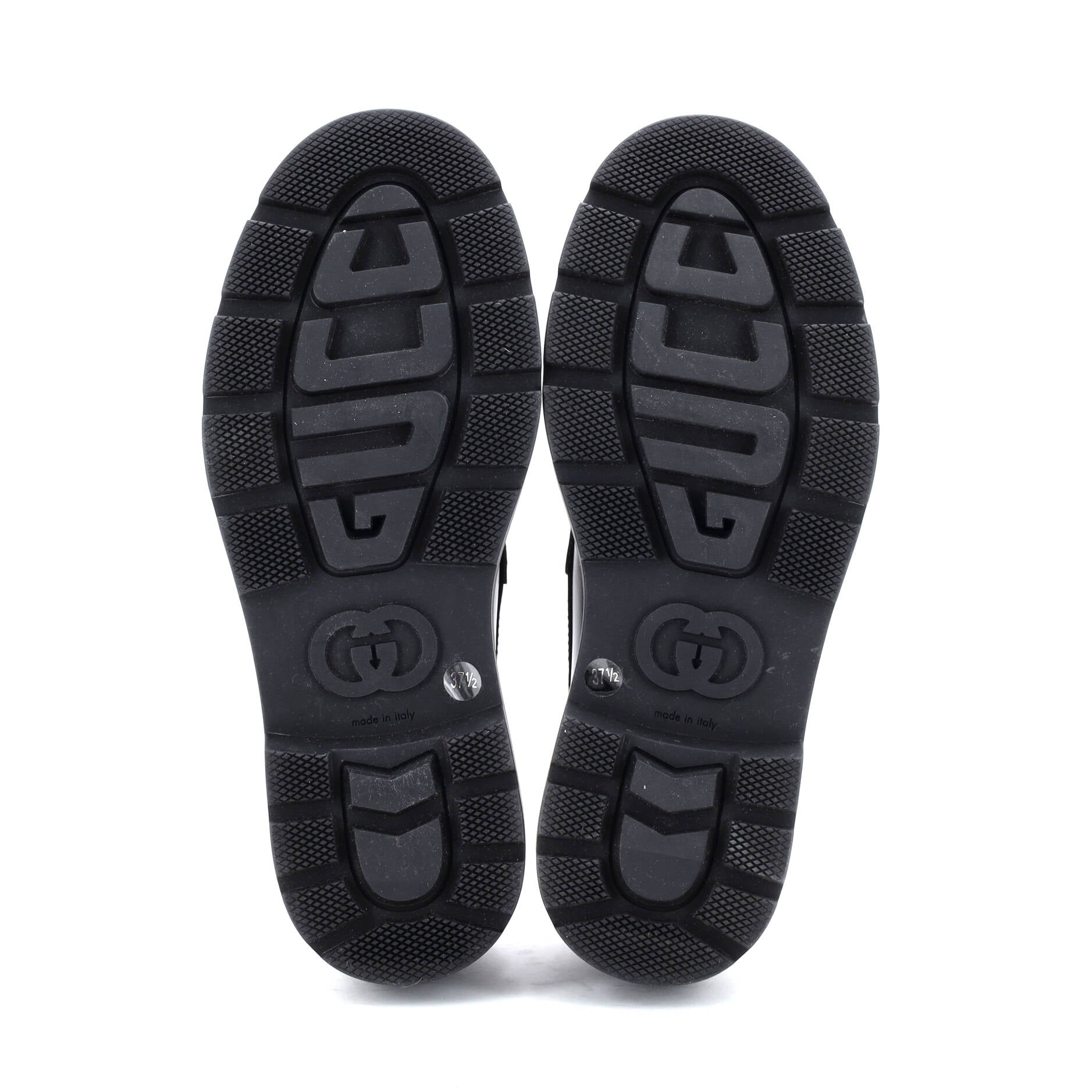 Women's Rectangle Interlocking G Loafers Leather