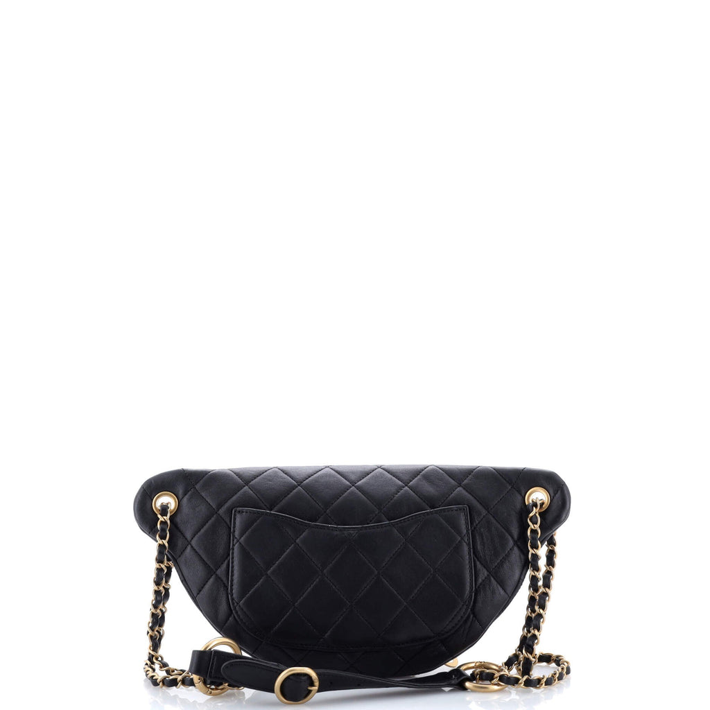 All About Chains Waist Bag Quilted Lambskin