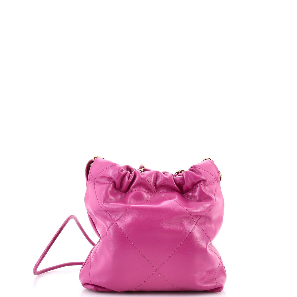 22 Chain Hobo Quilted Calfskin Mini