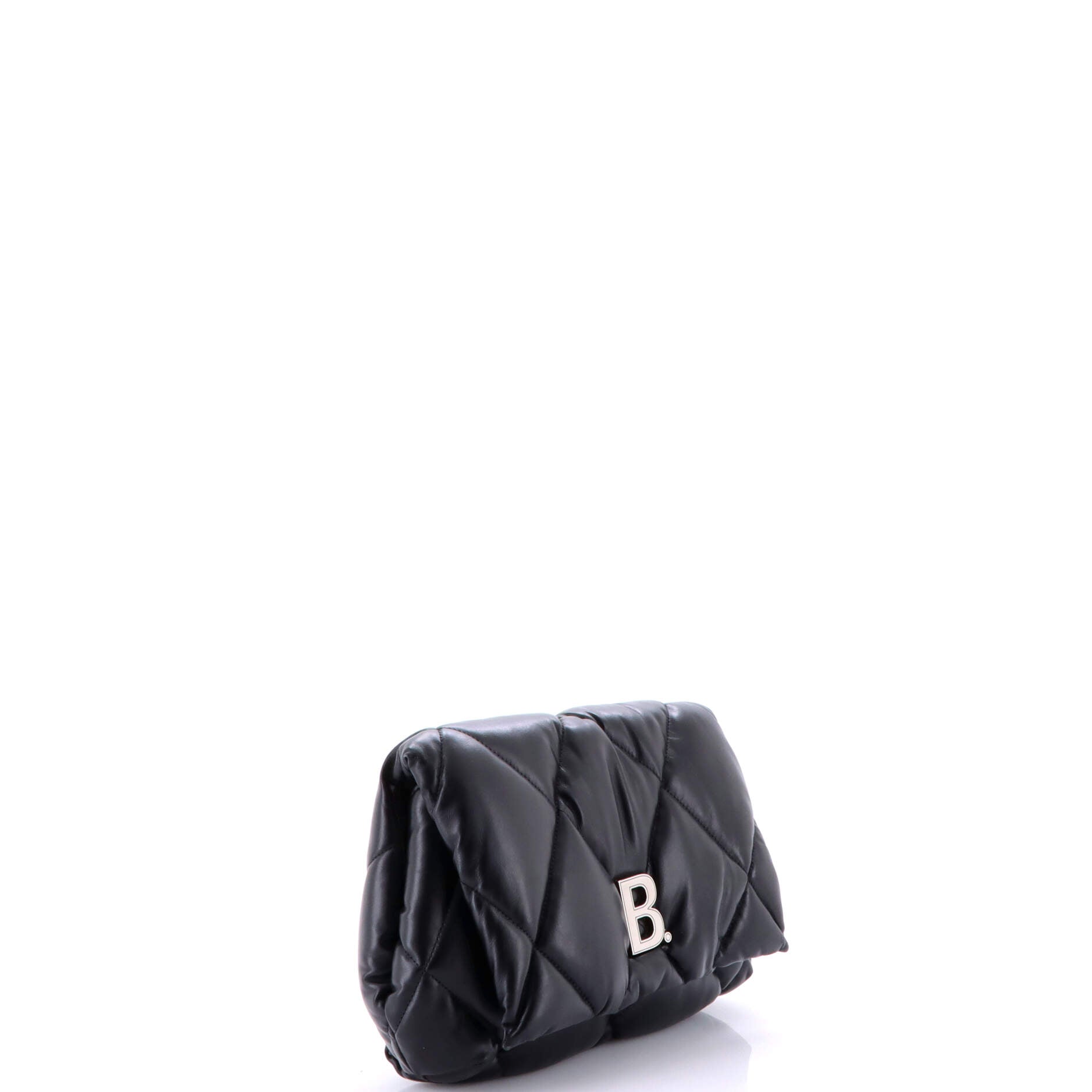 Touch Clutch Quilted Puffy Leather Medium