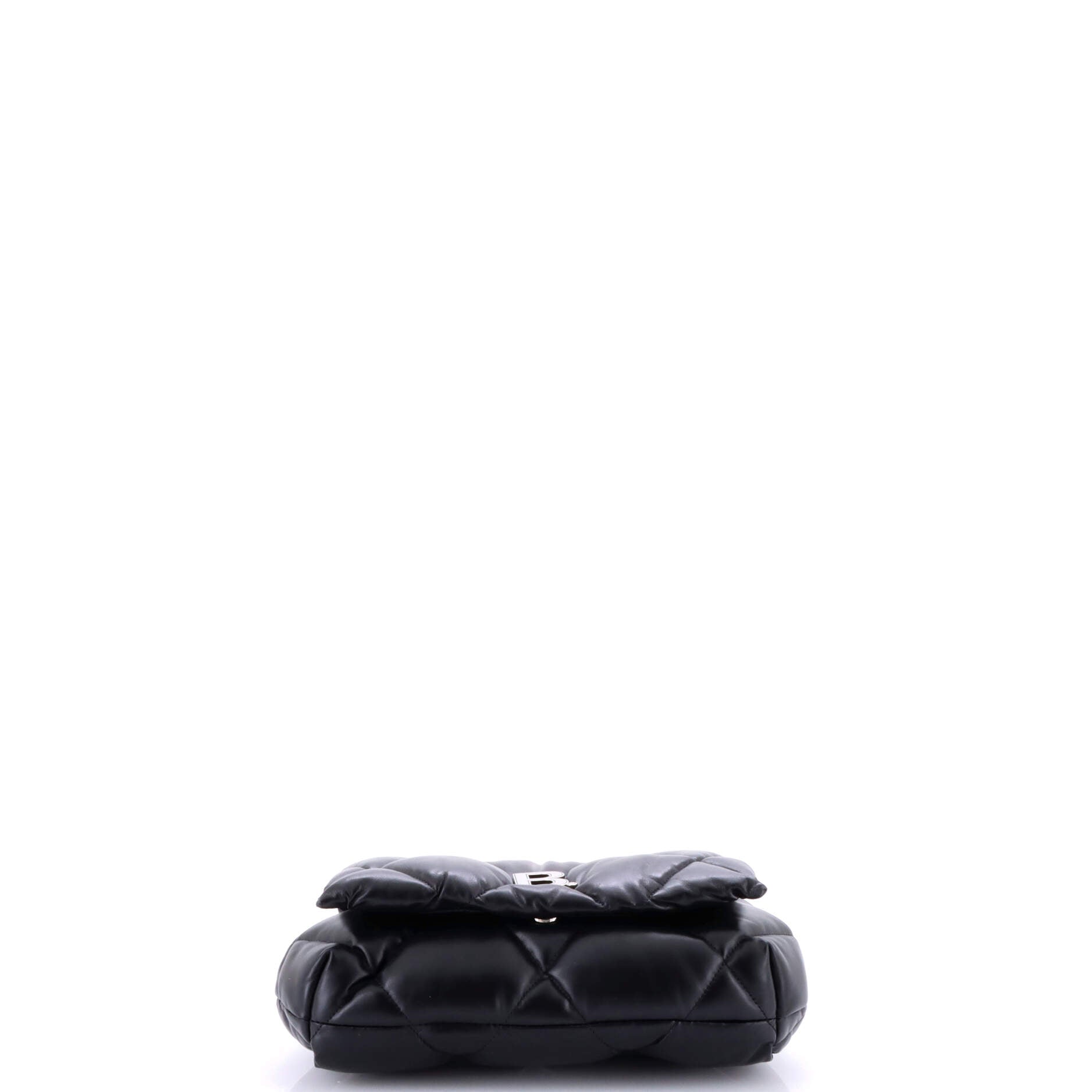 Touch Clutch Quilted Puffy Leather Medium