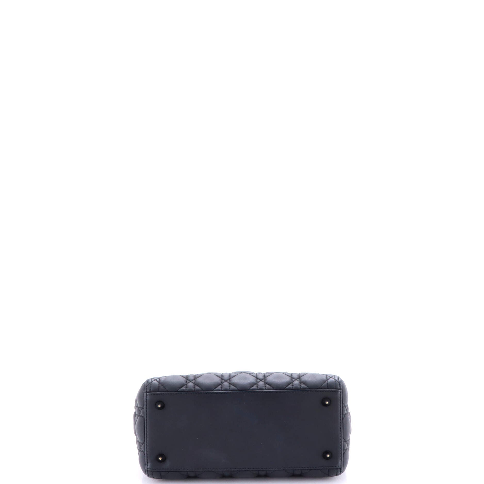 Ultra Matte Lady Dior Bag Cannage Quilt Calfskin Medium