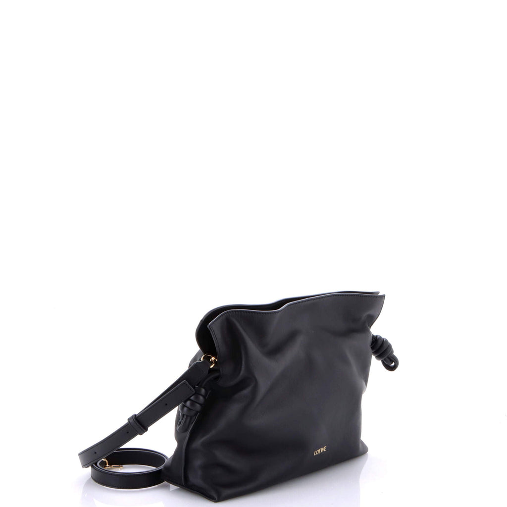 Flamenco Knot Clutch Leather Medium