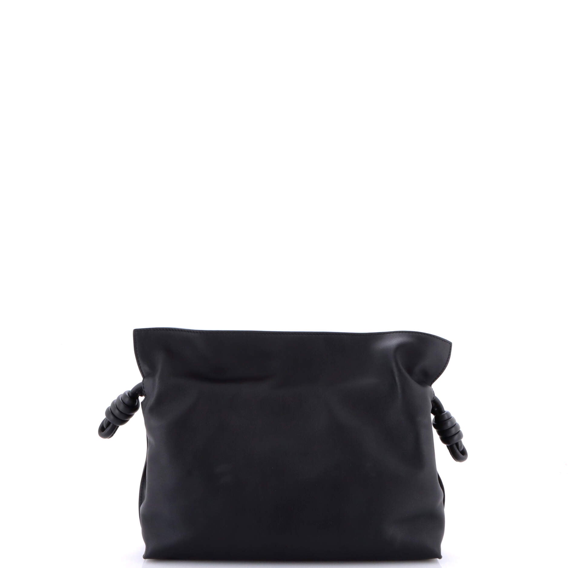 Flamenco Knot Clutch Leather Medium