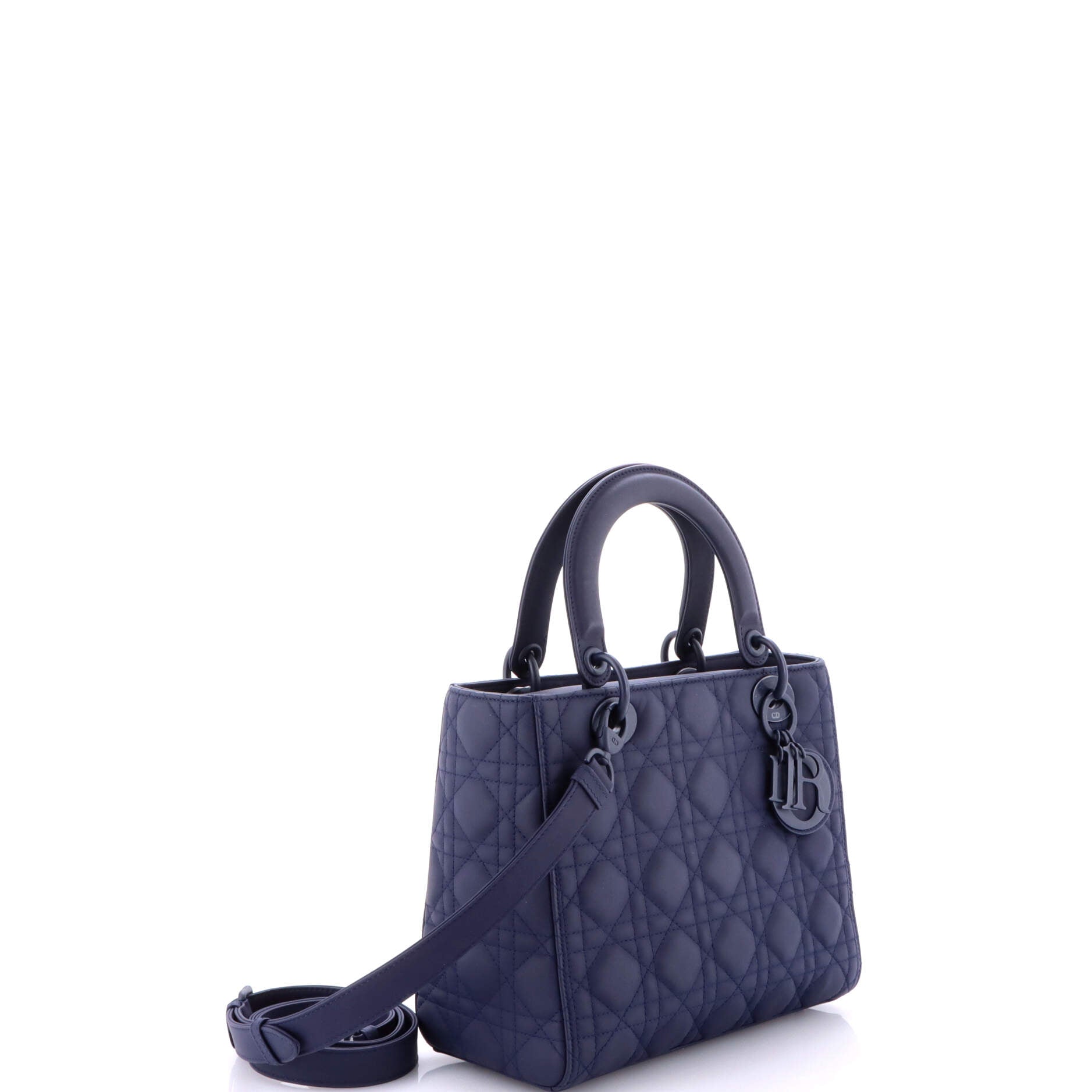 Ultra Matte Lady Dior Bag Cannage Quilt Calfskin Medium