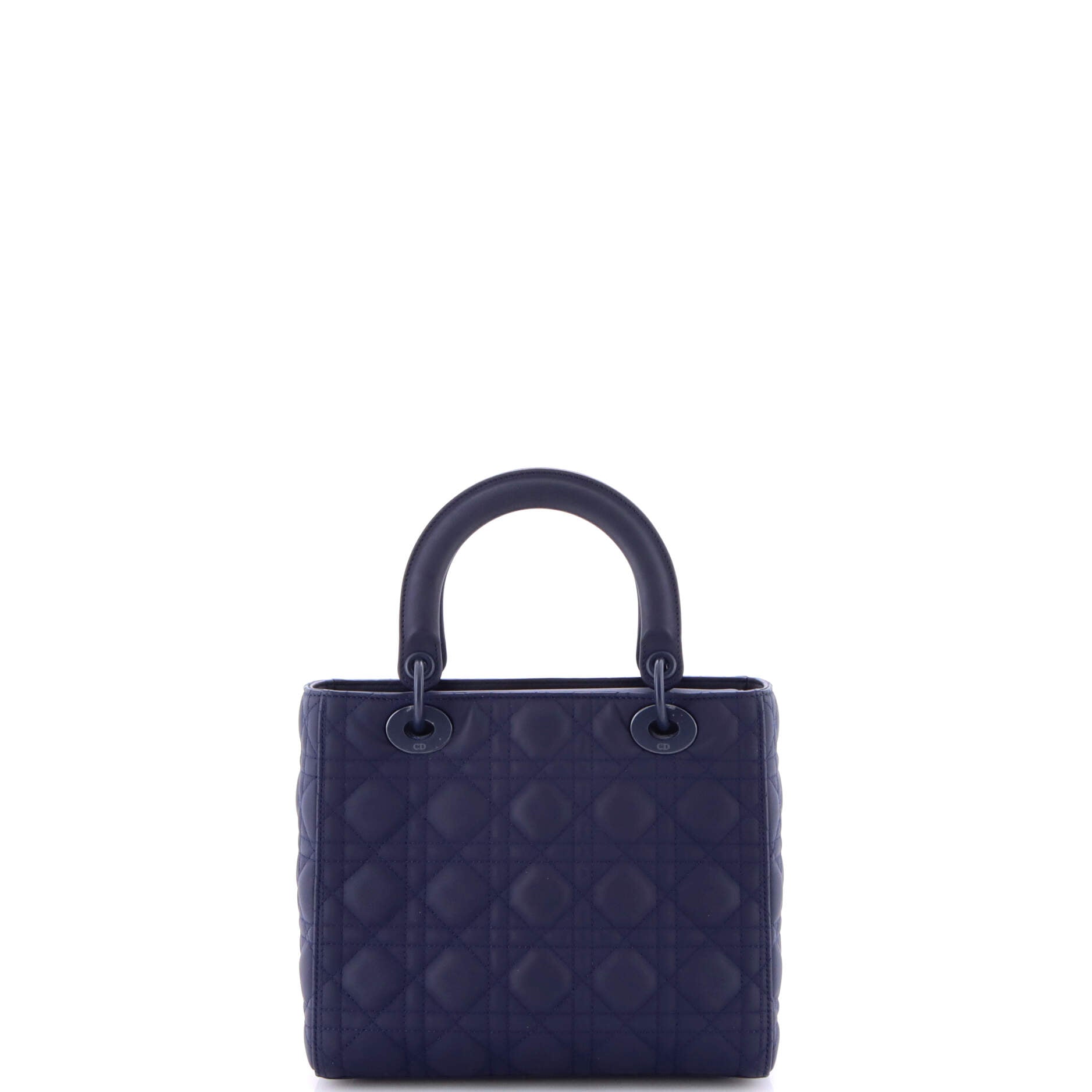 Ultra Matte Lady Dior Bag Cannage Quilt Calfskin Medium