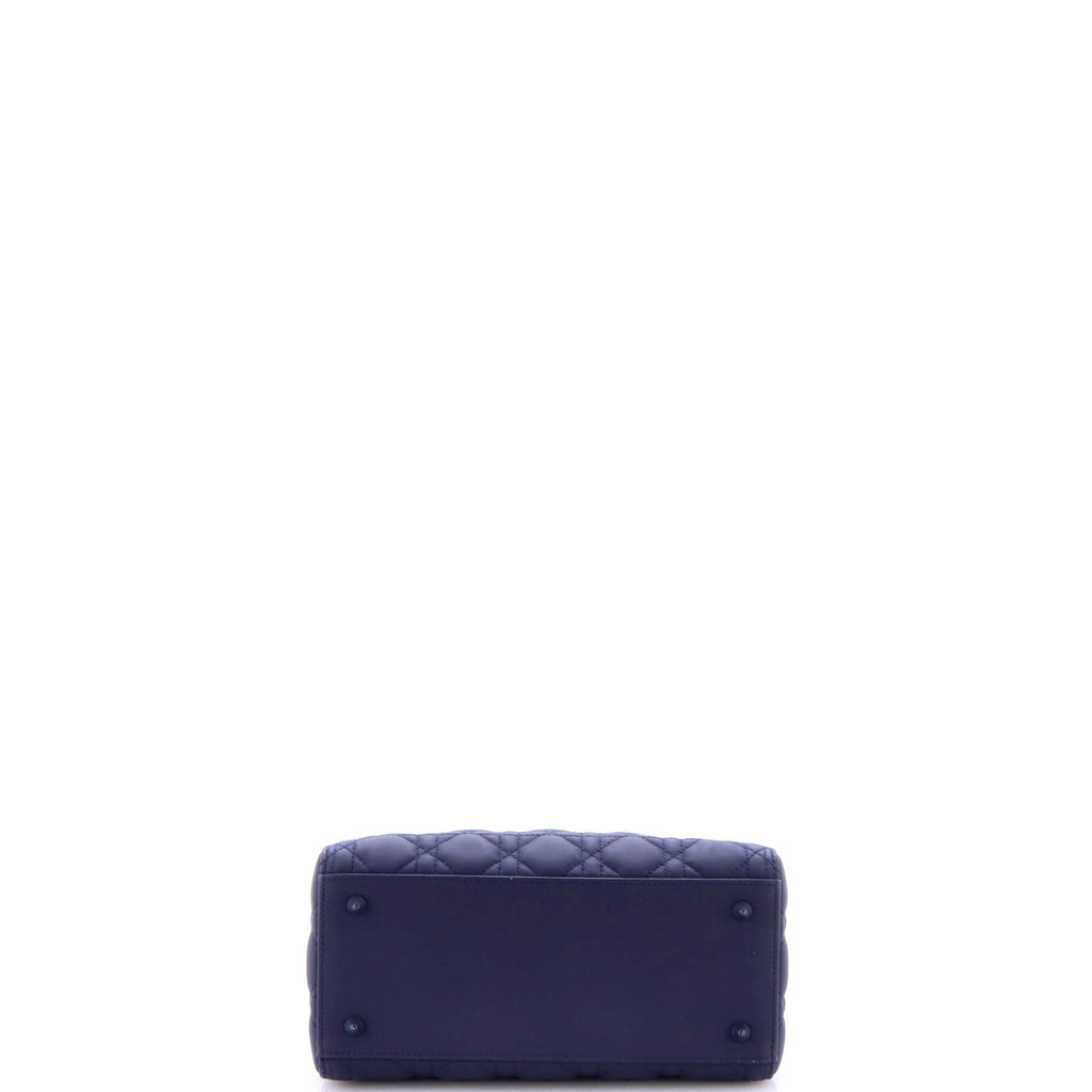 Ultra Matte Lady Dior Bag Cannage Quilt Calfskin Medium