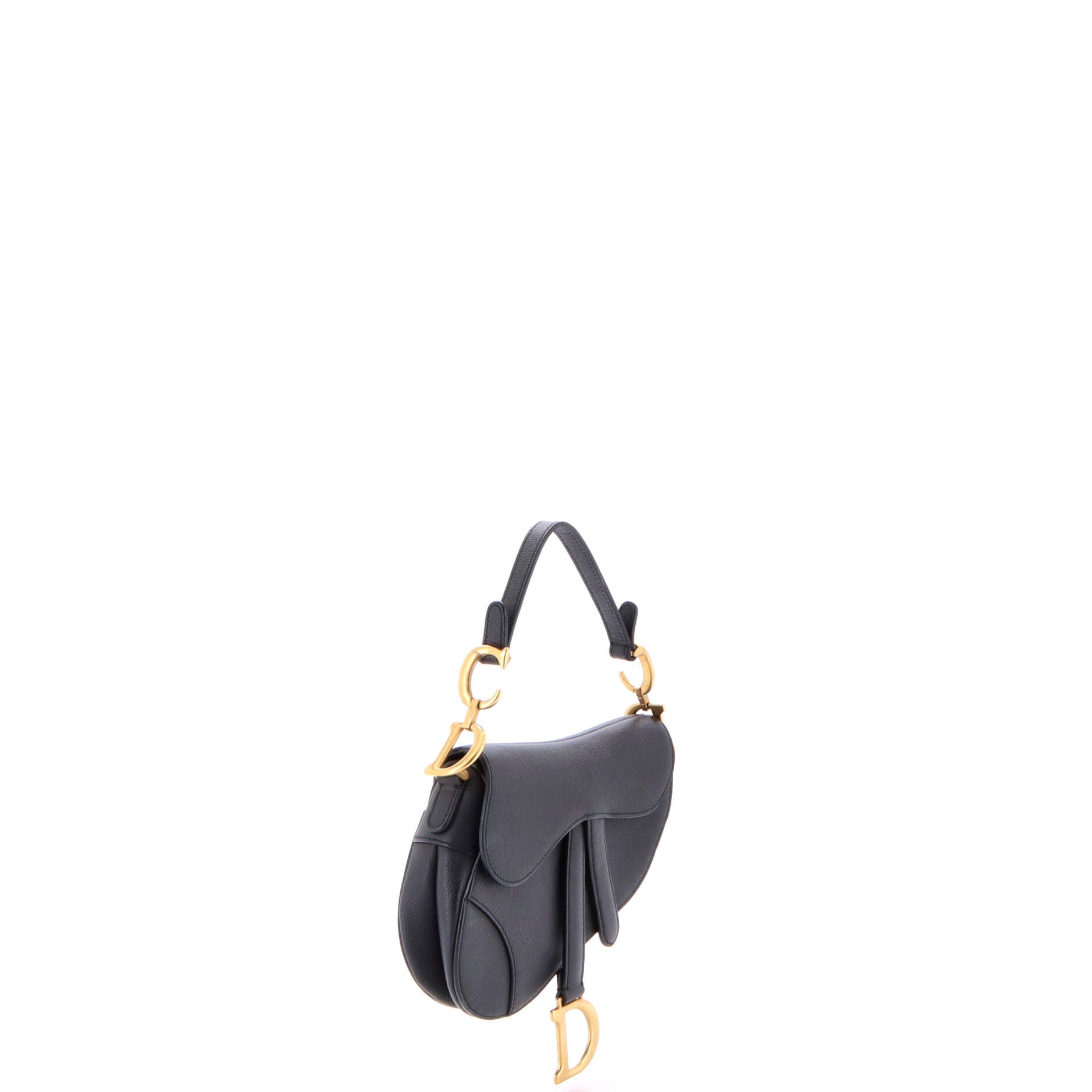 Saddle Handbag Leather Mini