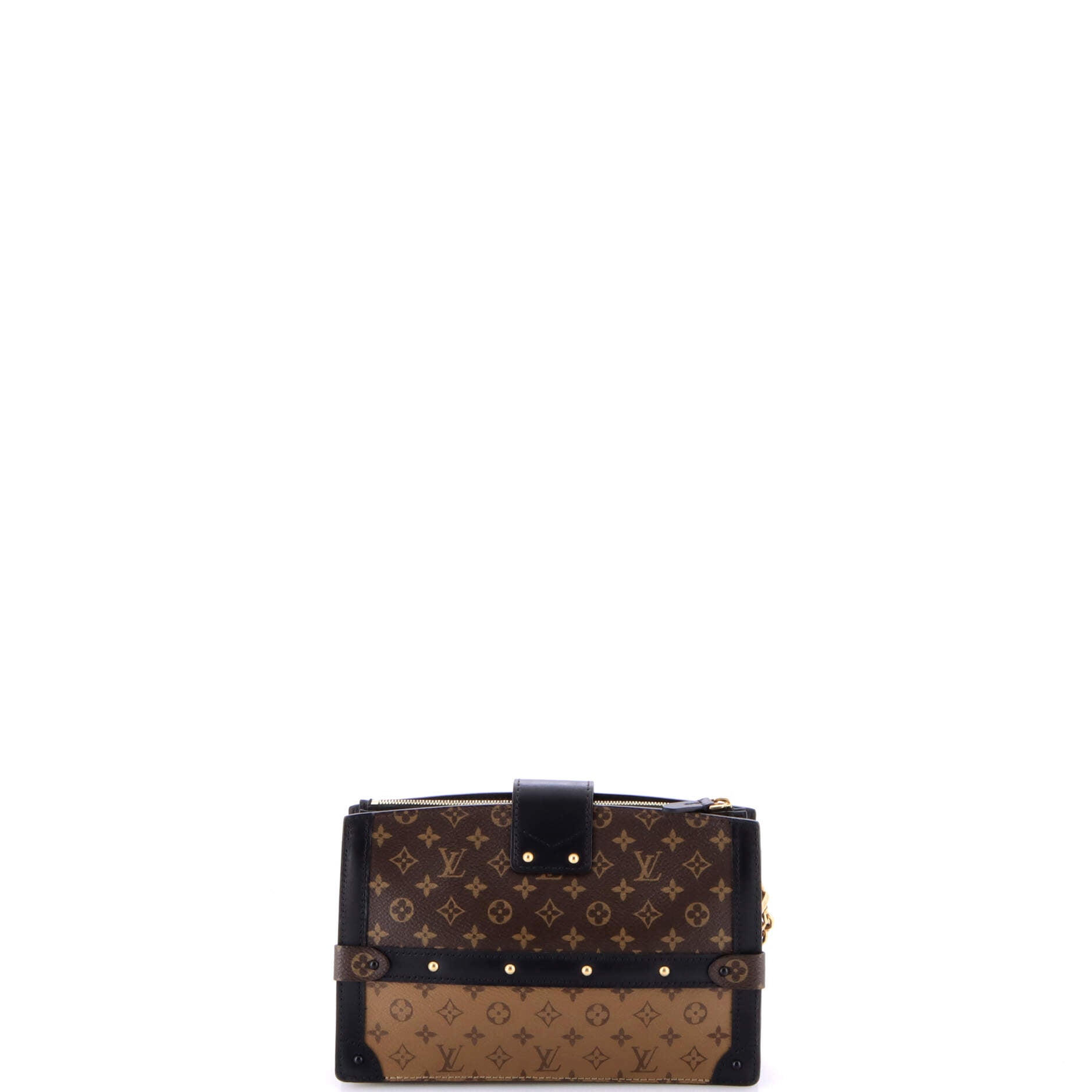 Trunk Clutch Reverse Monogram Canvas
