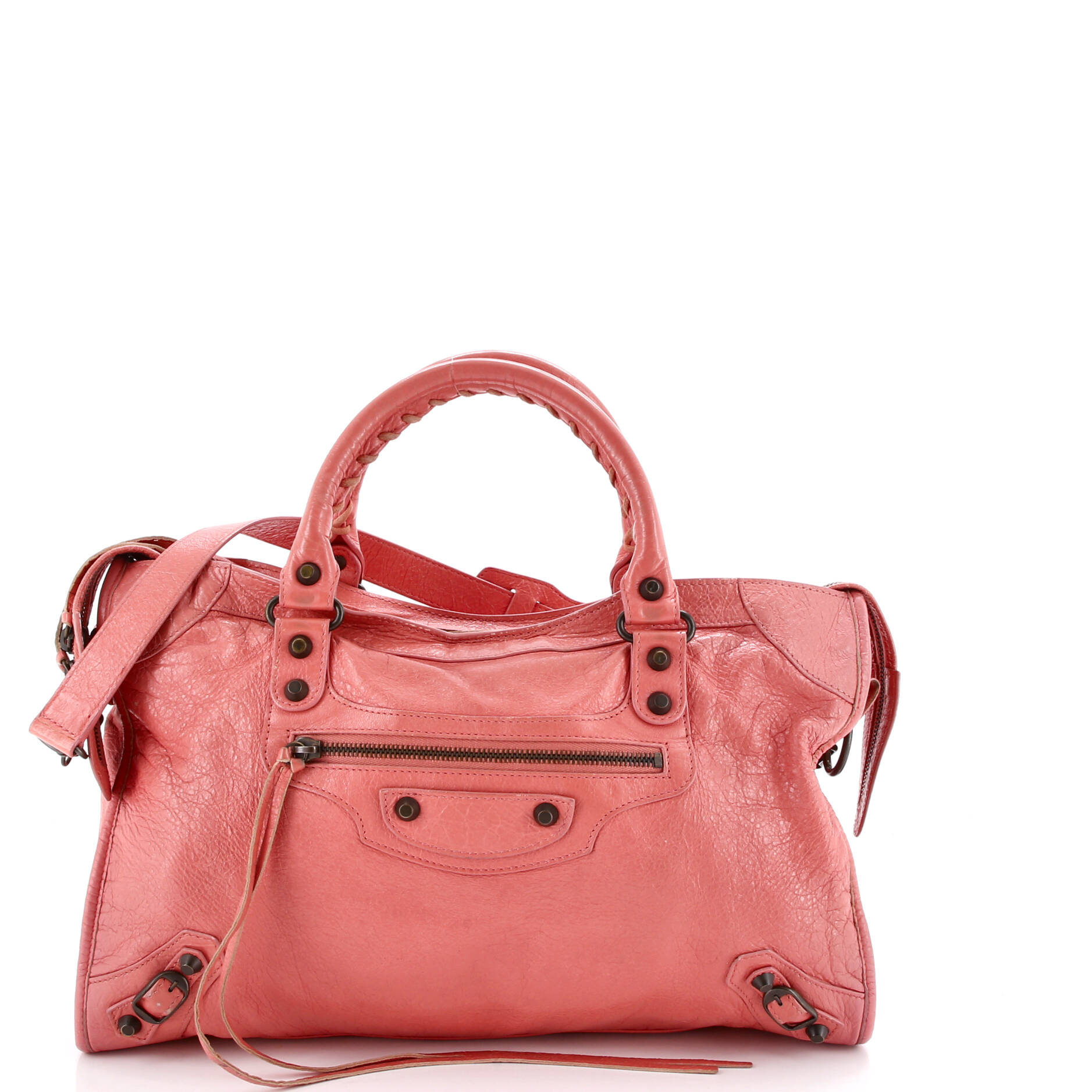 City Classic Studs Bag Leather Medium