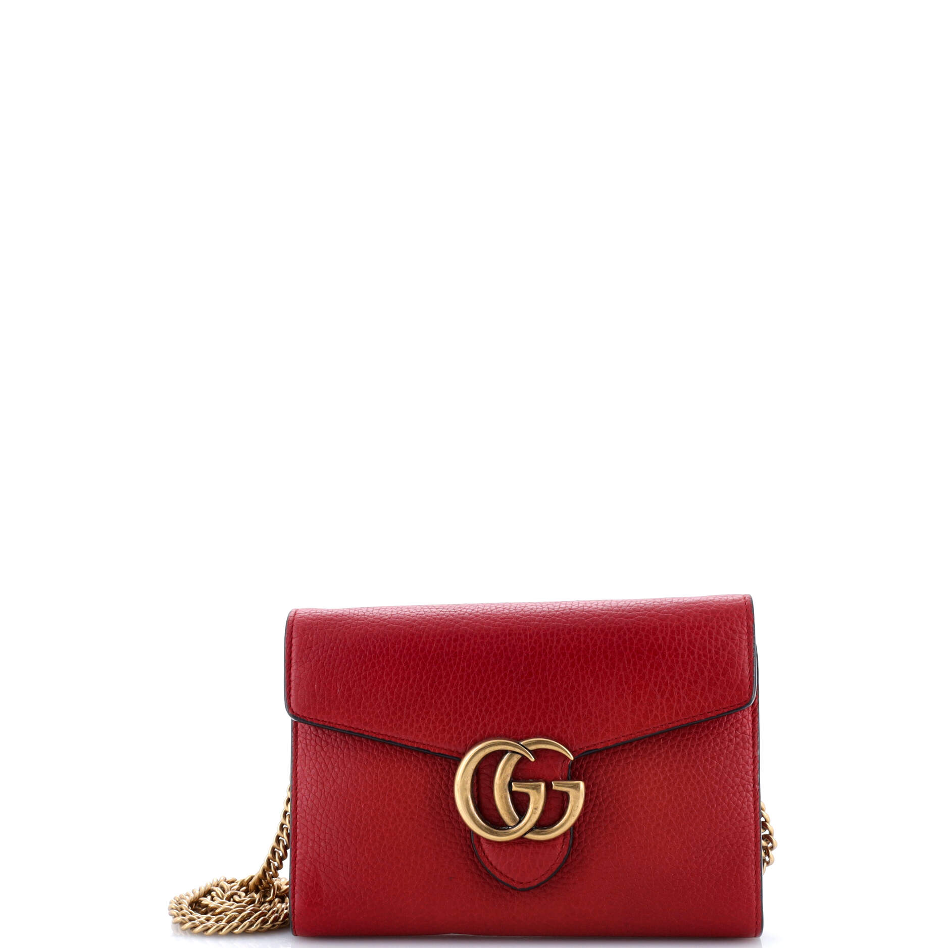 GG Marmont Chain Wallet Leather Mini