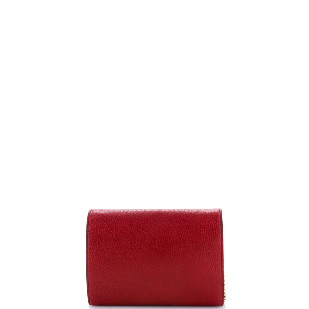 GG Marmont Chain Wallet Leather Mini