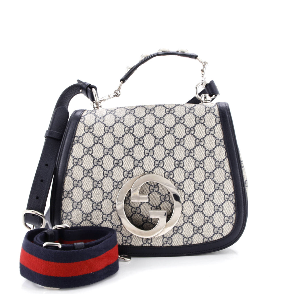 Blondie NM Top Handle Bag GG Coated Canvas Medium