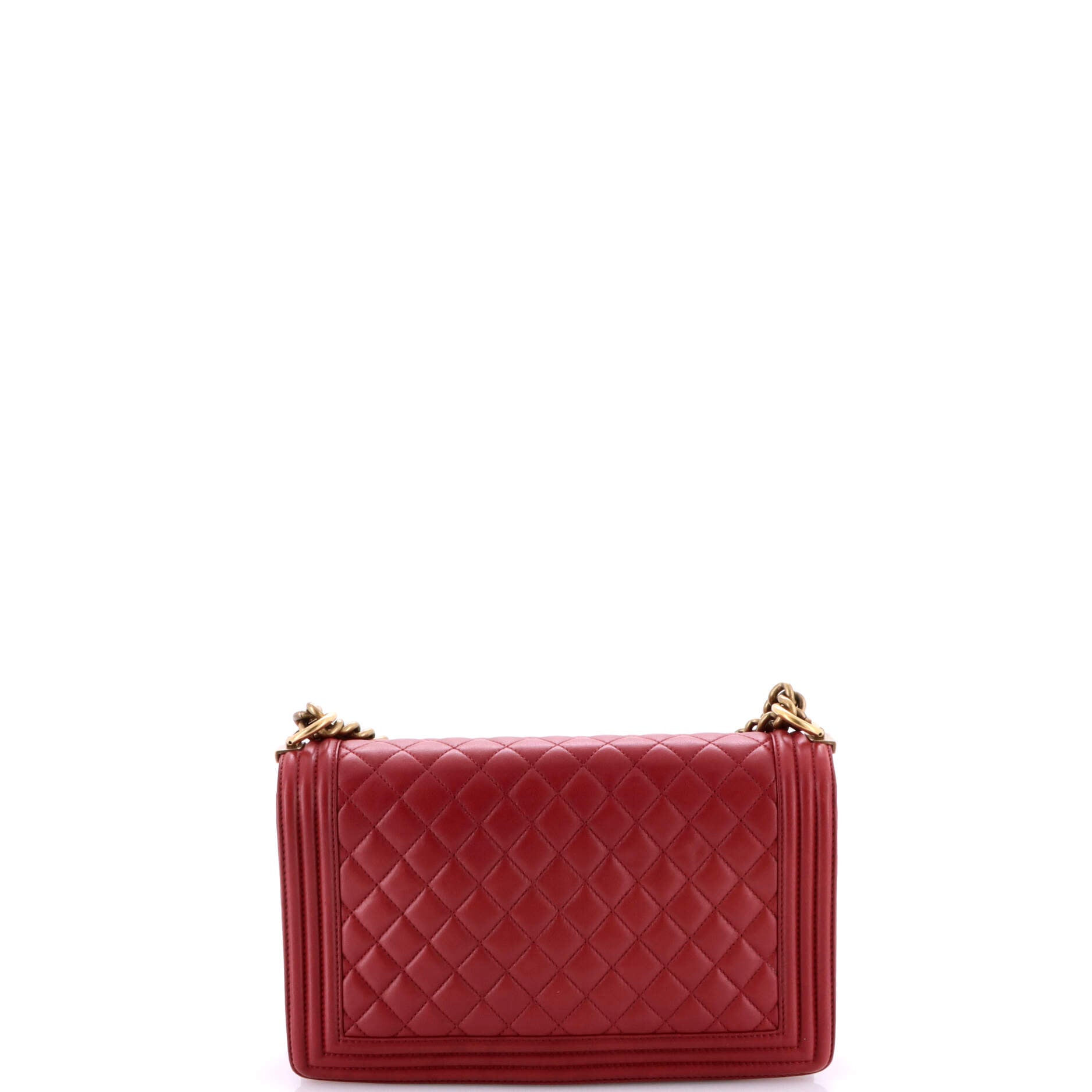 Boy Flap Bag Quilted Lambskin New Medium