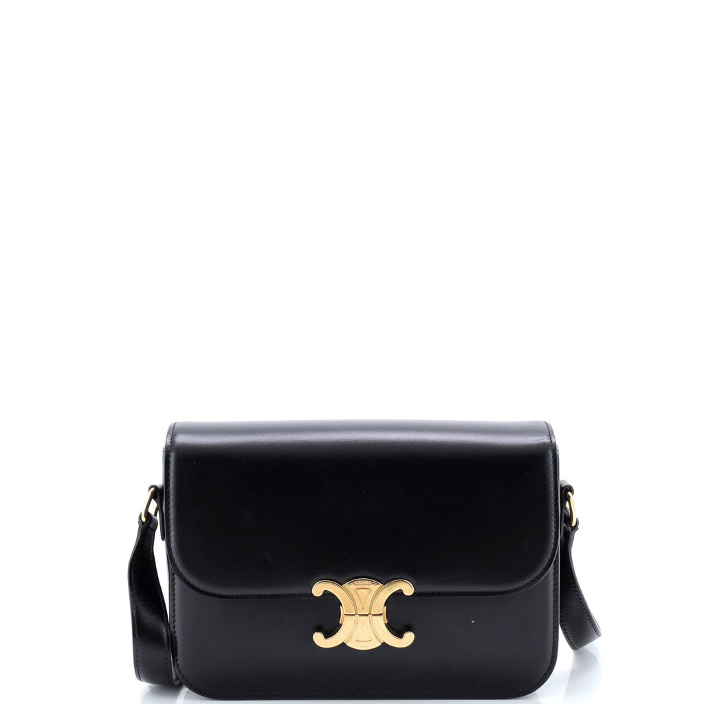 Triomphe Shoulder Bag Smooth Calfskin Medium