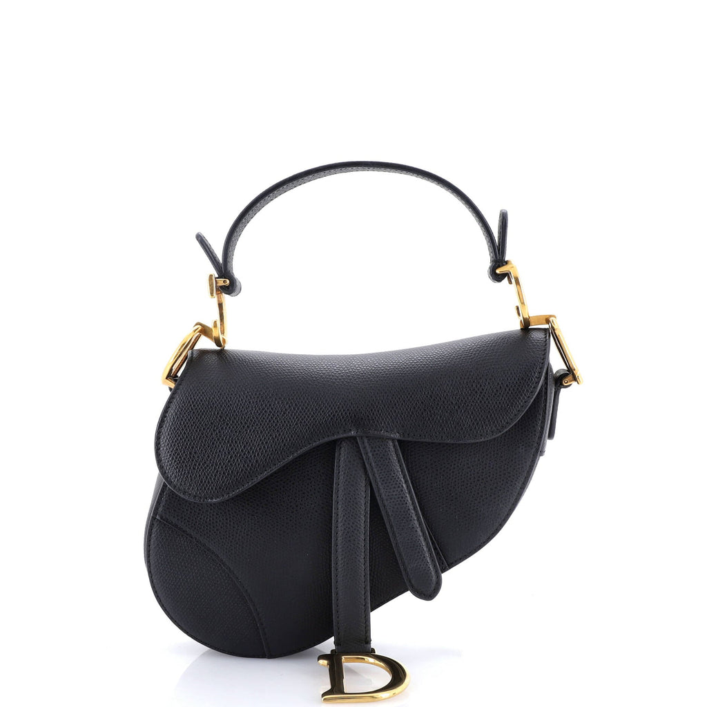 Saddle Handbag Leather Mini