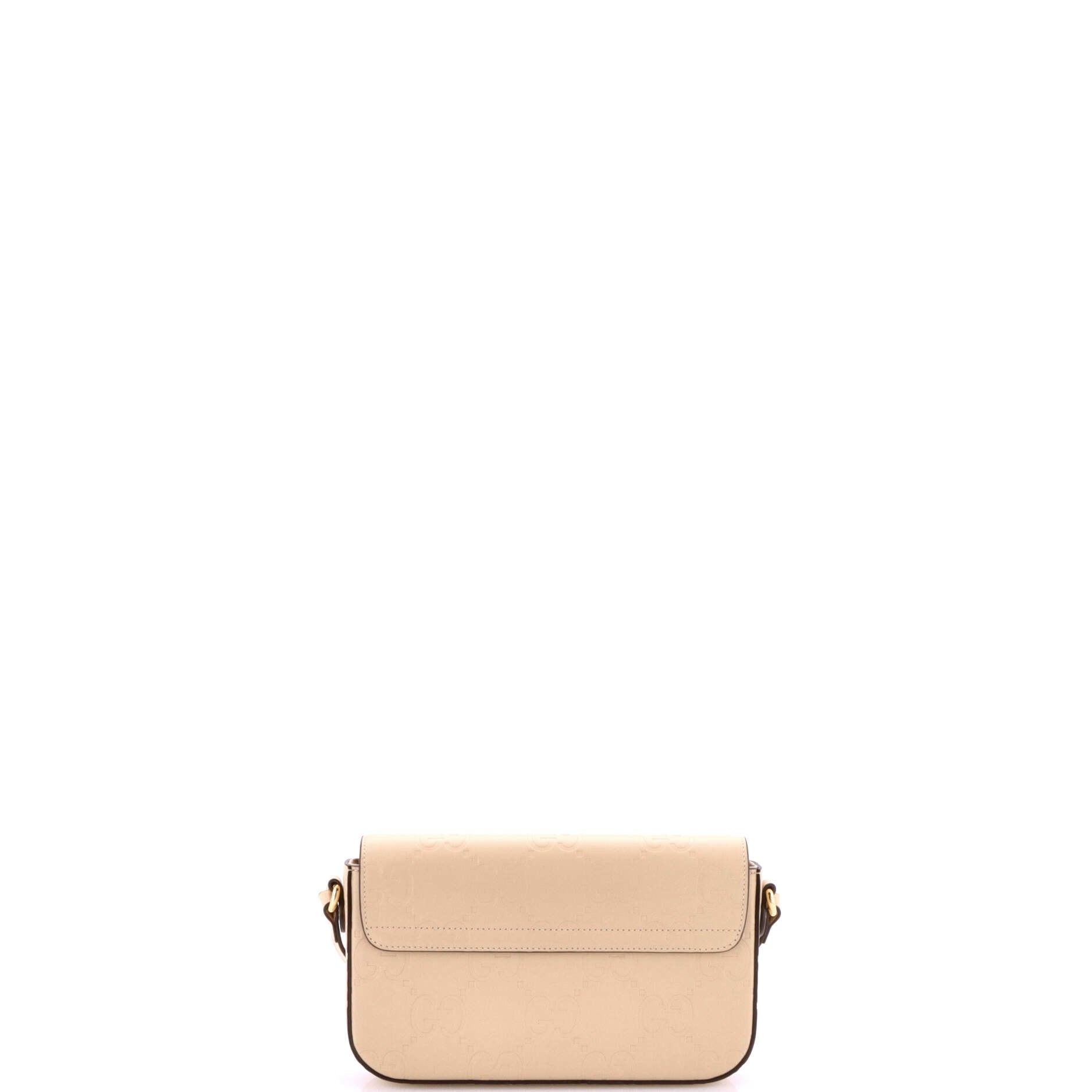 Envelope Flap Crossbody Bag Jumbo GG Embossed Leather Super Mini