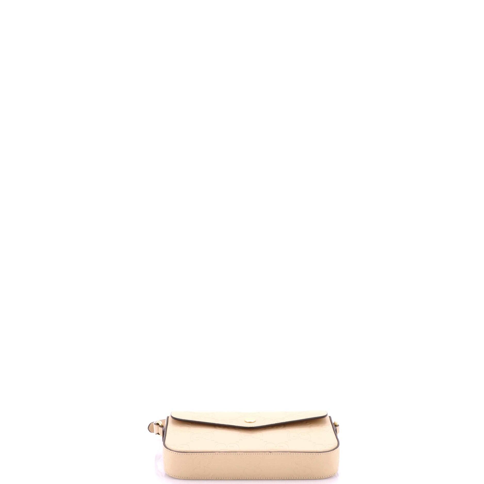 Envelope Flap Crossbody Bag Jumbo GG Embossed Leather Super Mini