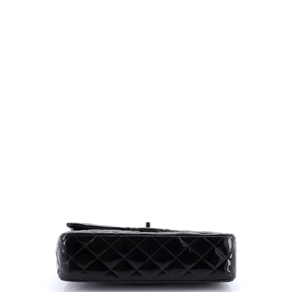 Classic Double Flap Bag Quilted Patent Medium