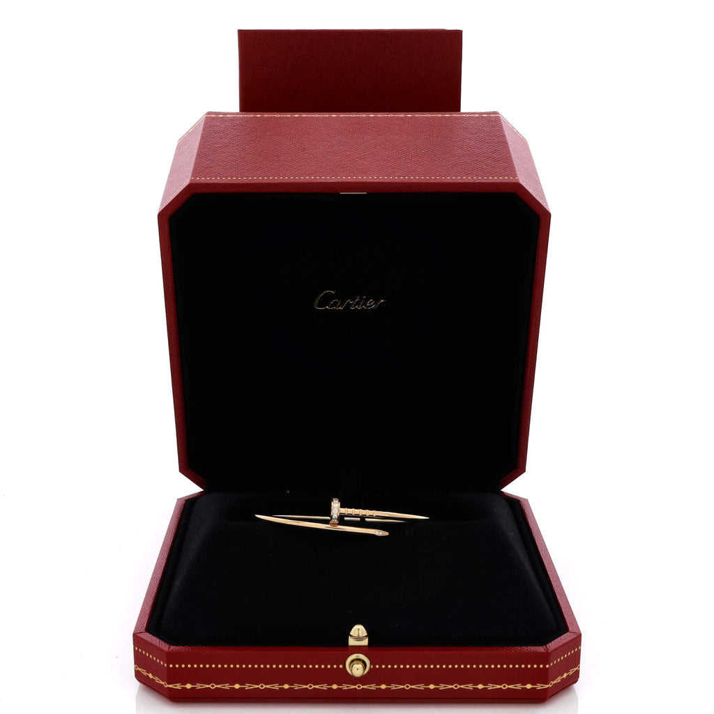 Juste un Clou Bracelet 18K Yellow Gold with Diamonds Small